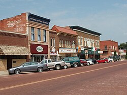 Kingman kansas business district 2009